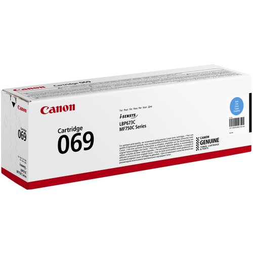 Canon Toner Cartridge 069 C cyan Slike