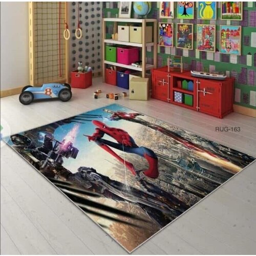 Dečiji tepih sa gumenom podlogom 120x180cm - spiderman, TG-170 Cene