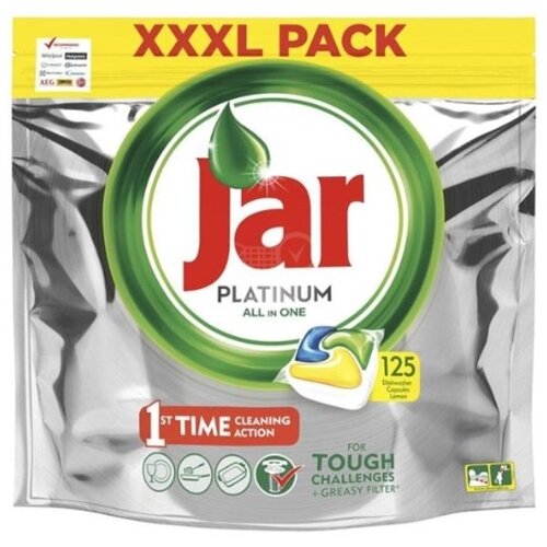 Jar Platinum rumene kapsule za pomivanje posode 125 kos Cene