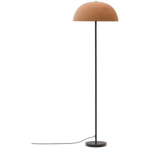 Kave Home Stojeća svjetiljka boja terakote s metalnim sjenilom (visina 140 cm) Nibla – Cene
