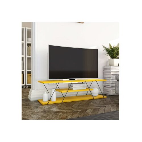 Hanah home tv polica canaz v2 yellow Cene