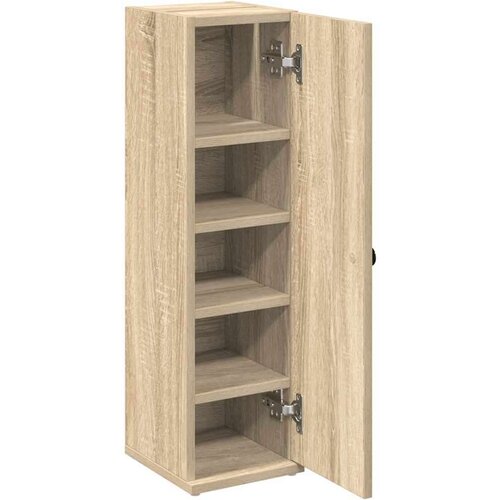 VidaXL Kupaonski ormarić s držačem za role boja hrasta 20,5x22x72 cm Slike