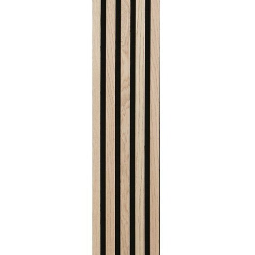 FibroTech Akustični panel Premium (Svijetli hrast, 2.440 x 605 x 22 mm) Slike