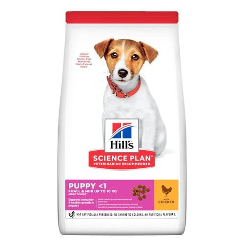 Hill&amp;#039;s Science Plan Suva hrana za pse Puppy Small &amp;amp; Mini, Piletina, 1.5kg Slike