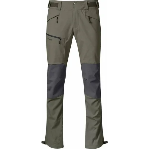 Bergans Fjorda Trekking Hybrid Pants Green Mud/Solid Dark Grey L Hlače na otvorenom