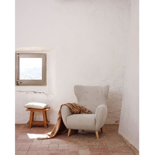 Kave Home Bež fotelj z naslonom Patio &amp;ndash; Slike