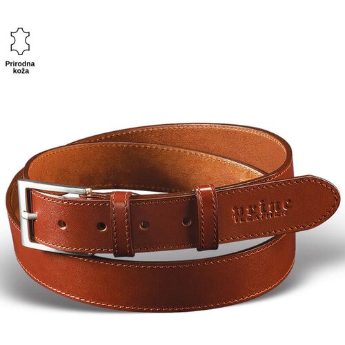 PRINC LEATHER Muški kaiš, Kožni, Smeđi Cene