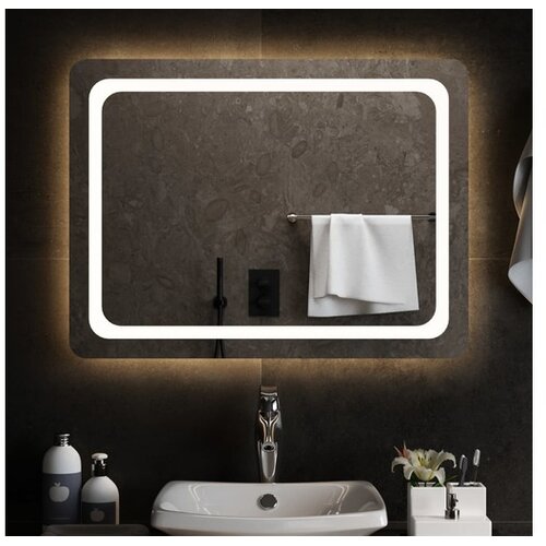  LED kopalniško ogledalo 80x60 cm Cene