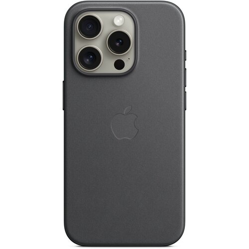 Apple iphone 15 pro finewoven case w magsafe - black (mt4h3zm/a) Slike