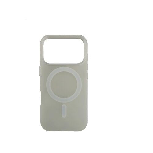  Silikonska futrola Magsafe FLURO COLOR Iphone 17 Pro BELA Slike