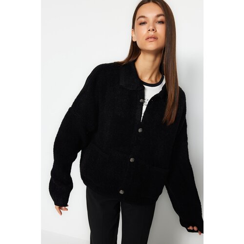 Trendyol Cardigan - Black - Oversize Slike