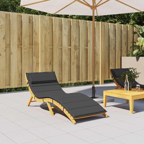  Jastuk za ležaljku crni 180x60x4 cm od tkanine Oxford Cijene
