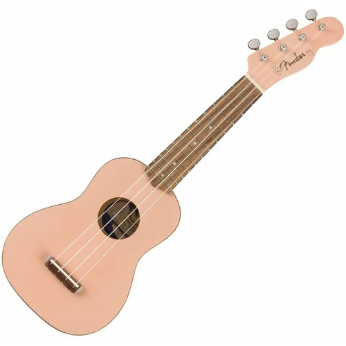 Fender Venice WN SP Soprano ukulele Shell Pink