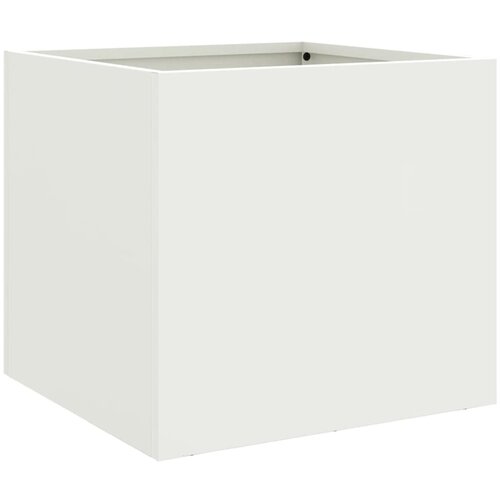 Maison Chic Cvetlično korito - Cvetlični Lonec belo 32x30x29 cm jeklo, (21788609) Cene