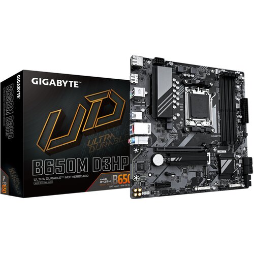 Gigabyte MB B650M D3HPAM5; 4xDDR5; 2xM.2;4xSATA, 6x USB,HDMI,2x DP, microATX Cijene
