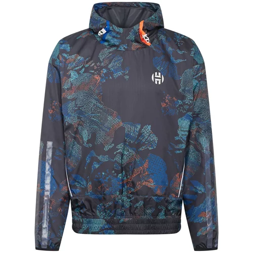 Adidas Sportska jakna 'Harden' kraljevsko plava / hrđavo smeđa / menta / crna