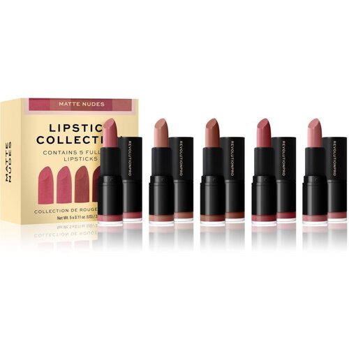Revolution Lipstick Collection set ruževa za usne 5 kom nijansa Matte Nude 5 kom Cijene