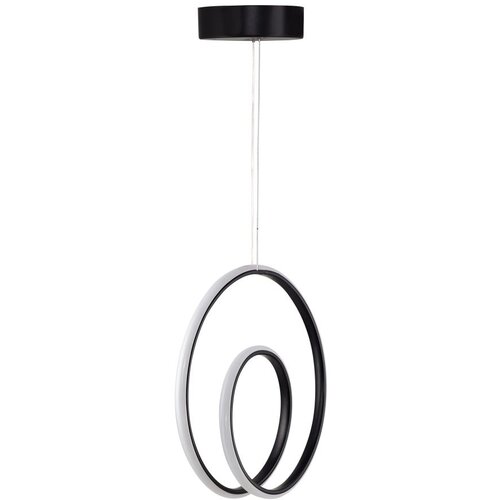 Opviq geminorus black-yellow light black chandelier Slike