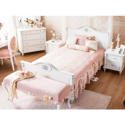 HANAH HOME Romantic Bed (120X200) posteljni okvir, (20862697)