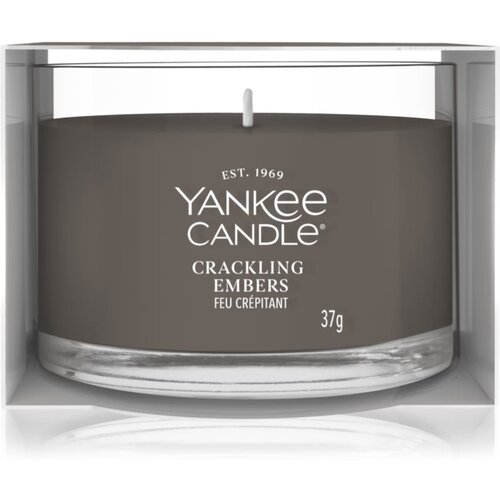 Yankee Candle Crackling Embers mala mirisna svijeća bez staklene posude 37 g Slike