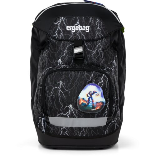 Ergobag Šolski nahrbtnik prime - Black odsevni Cene