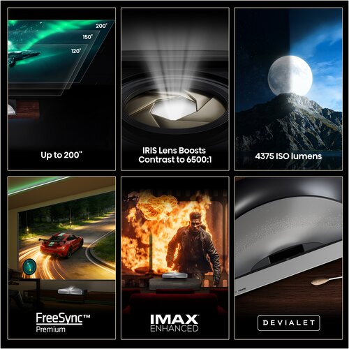 Hisense PX4-PRO 4K pametni laserski kino projektor Slike