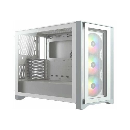 Corsair icue 4000X rgb mid tower belo kućište Slike