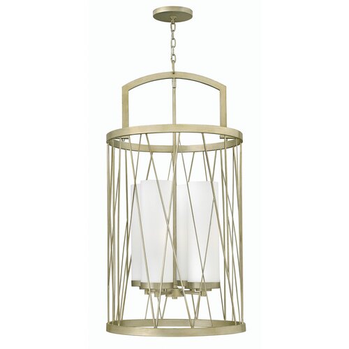 Elstead Lighting Elstead Nest Stropni lestenec s 4 lučmi, srebrn list, E27, (22098753) Cene