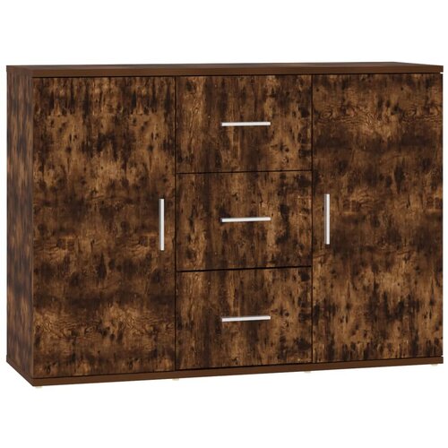 Maison Chic Komoda - Predalnik dimljeni hrast 91x29,5x65 cm inženirski les, (21718240) Cene