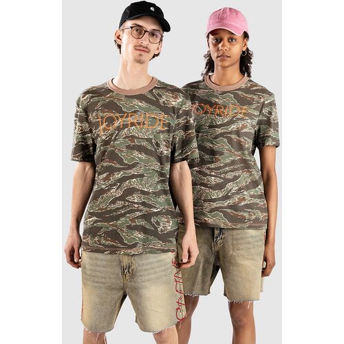 Deus Ex Machina Joyride Ringer T-shirt ground cover green Cene
