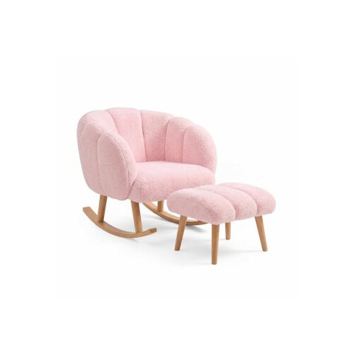 Atelier Del Sofa fotelja i tabure lotus pink Cene