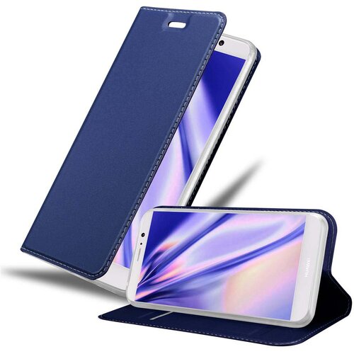 Cadorabo Ohi&scaron;je, združljivo z Huawei MATE 9 v klasična temno modra - Za&scaron;čitni ovitek z magnetnim zapiranjem, stoječo funkcijo in režo za kartice, (20561241) Cene
