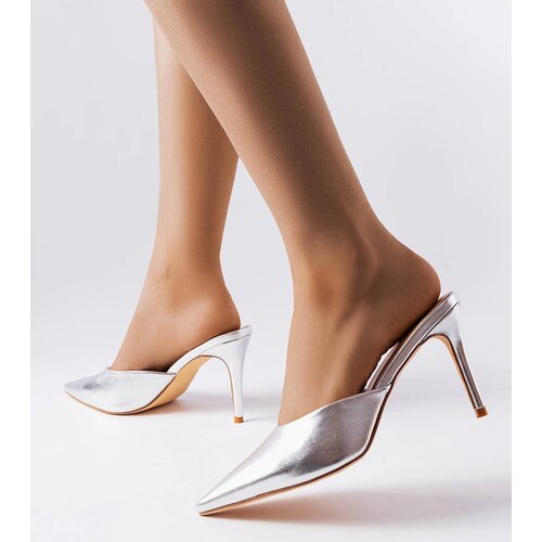 Gemre Silver stiletto mules Drainer Cijene