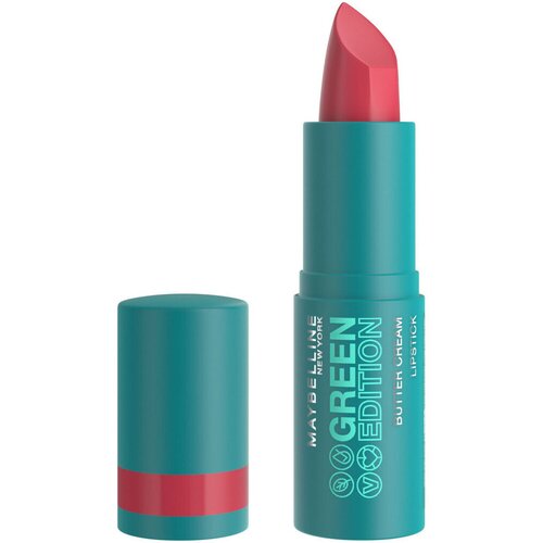 Maybelline Šminke Lippenstift Buttercreme Green Edition - 08 Floral Rožnata Cene