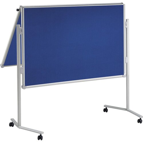 Maul Tabla za moderiranje pro, preklopna, tekstilna površina, modre barve, ŠxV 1200 x 1500 mm Cene