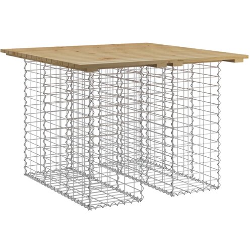  Vrtni stol Gabion Dizajn 100x102x72 cm Impregnirano drvo Bor Slike