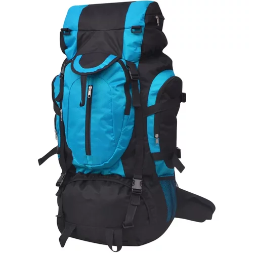 vidaXL ruksak za Planinarenje XXL 75 L Crno-Plavi