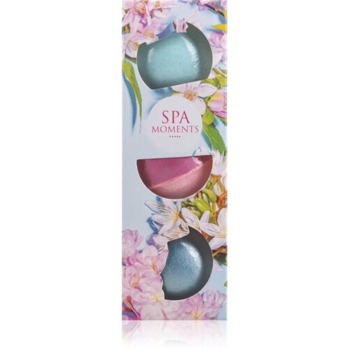 Spa Moments Fizzy Bath Bombs Shea Butter &amp;scaron;umeče kroglice za kopel z karitejevim maslom Slike