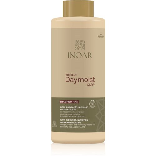 INOAR Absolut Daymoist CLR&amp;trade; intenzivno vlažilni &amp;scaron;ampon za suhe in barvane lase 800 ml Slike