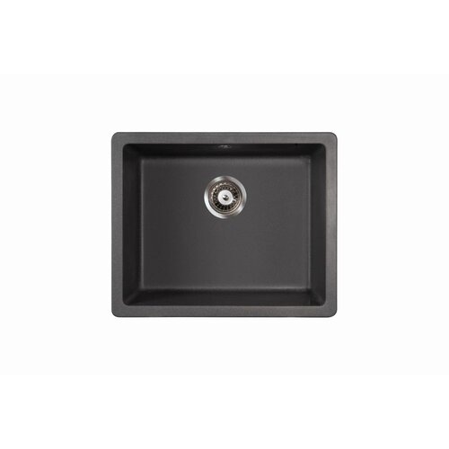 Metalac x quadro U50 podgradna sudopera, crna, fi 90, 570×470 mm Cene