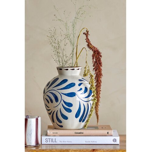 Bloomingville Kremno bela lončena vaza (vi&amp;scaron;ina 24 cm) Heikki &amp;ndash; Slike