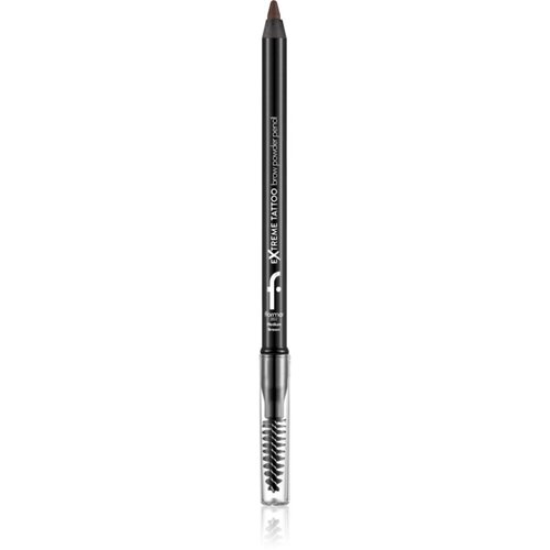 Flormar Extreme Tattoo Brow Powder Pencil dolgoobstojni svinčnik za obrvi s pudrastim učinkom odtenek 002 Medium Brown 1.2 g Slike