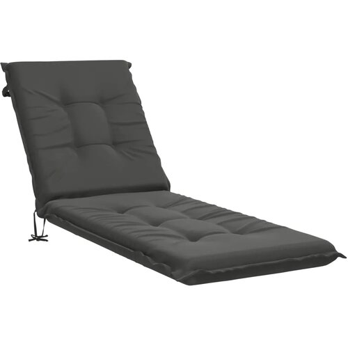  Jastučić za ležaljku GEMERT 100% poliester Antracit - Antracit 190 x 60 x 9 cm Poliester Slike