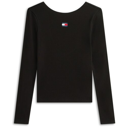 Tommy Jeans Majica črna / bela Slike