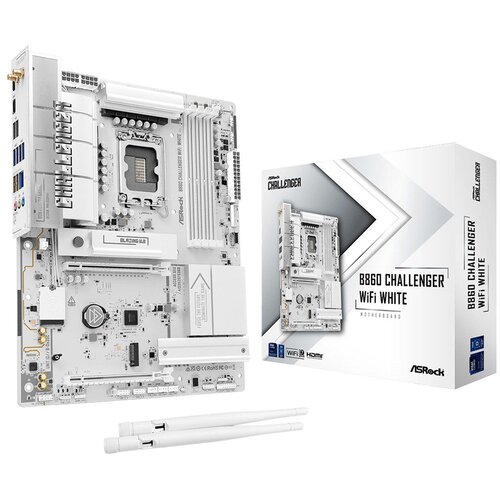 AsRock B860 Challenger WiFi White Intel B860 LGA 1851 (Socket V1) ATX Cijene