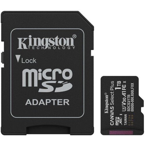 Kingston Memorijska kartica U1 V10 SDXC 1TB Canvas Select Plus G3 150R SDCS3/1TB + adapter Cene