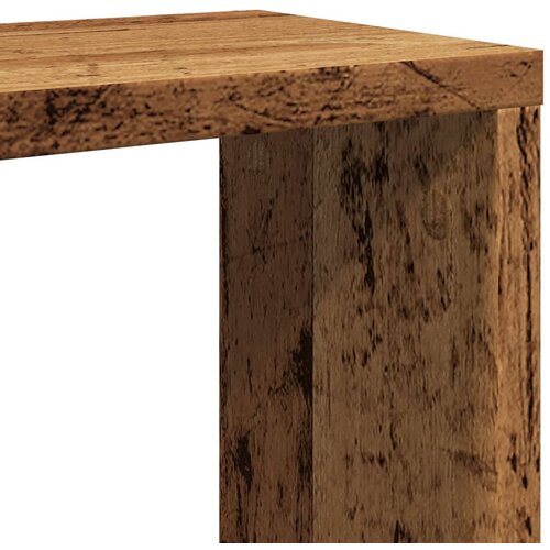  Kockaste zidne police 6 kom boja staro drvo 30x15x30 cm drvene Slike