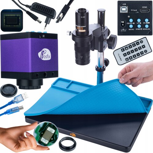 Rosfix SET MIKROSKOP EARTH PRO MCEP-0.5X IN KAMERA TUCANA PRO KMTP-HDMI-USBI &ndash; 7&ndash;45X, HDMI/USB, 380X260 MM MATA, (5000059382) Cene