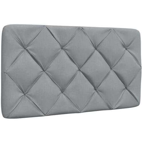vidaXL Vzglavna stranica svetlo siva 80 cm blago Cene