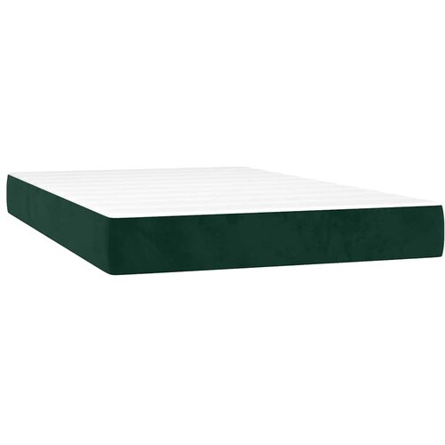 Box spring krevet s madracem tamnozeleni 120x200 cm bar&amp;scaron;unasti Slike